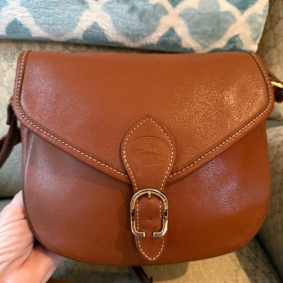 Longchamp Leather Crossbody Bag - Picture 2 of 6